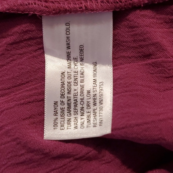 NWT Knox Rose Women's Bohemian Peasant Embroidered Blouse Top M - Picture 6 of 6